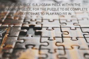 image with quote about governance, politics and planning