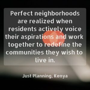 image with quote perfect neighborhoods are realized when residents actively voice their aspirations